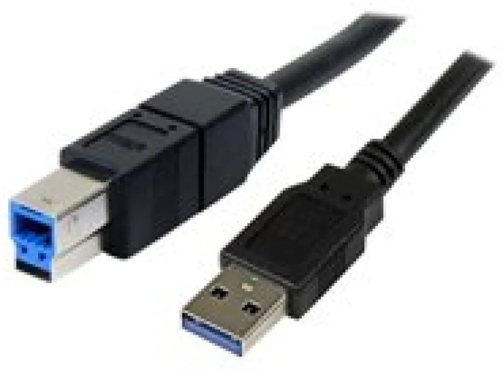 StarTech.com 3 m svart SuperSpeed USB 3.0-kabel A till B M/M
