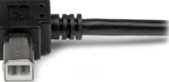 StarTech.com 2m USB 2.0 A to Right Angle B Cable Cord - 2 m USB
