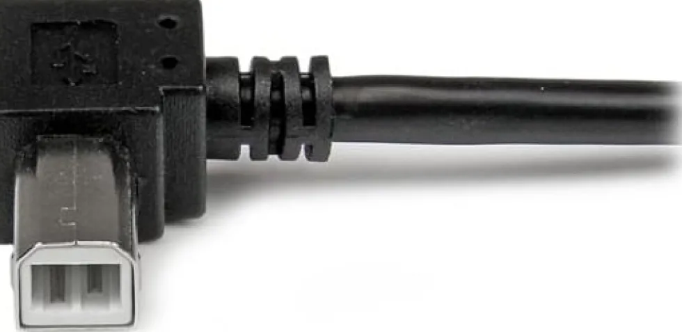 StarTech.com 2m USB 2.0 A to Right Angle B Cable Cord - 2 m USB