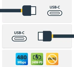 StarTech.com 2m USB C Charging Cable, USB-IF Certified USB-C
