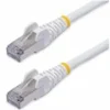 StarTech.com 12m White CAT8 Ethernet Cable, Snagless, S/FTP,