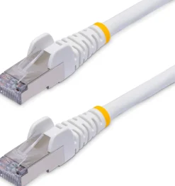 StarTech.com 12m White CAT8 Ethernet Cable, Snagless, S/FTP,