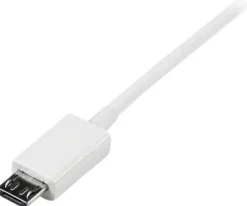 StarTech.com 2m White Micro USB Cable Cord - A to Micro B