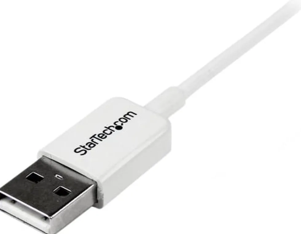StarTech.com 2m White Micro USB Cable Cord - A to Micro B