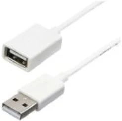 StarTech.com 1m White USB 2.0 Extension Cable Cord - A to A