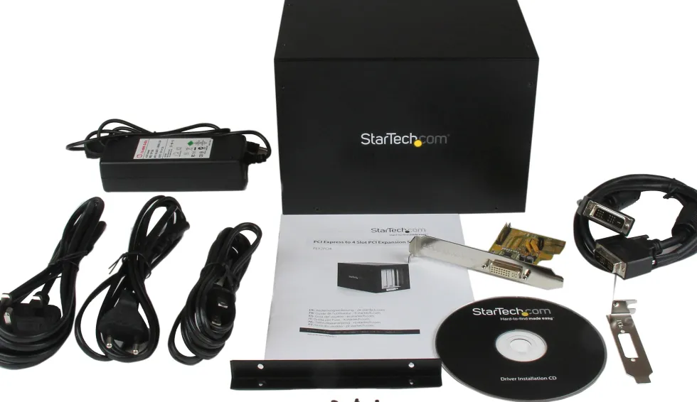 StarTech.com PCI express till PCI-utbyggnadssystem med 4