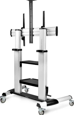 StarTech.com Rolling TV Cart/Stand On Wheels, Up to
