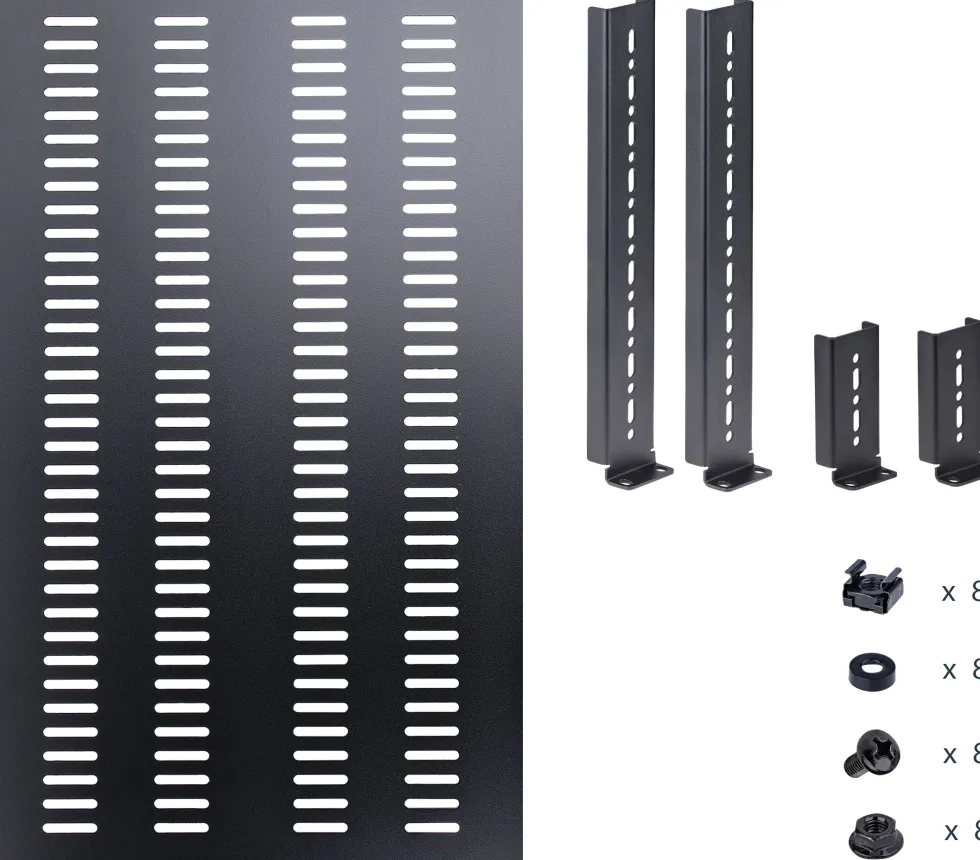 StarTech.com Server Rack Shelf - 1U - Adjustable Mount Depth
