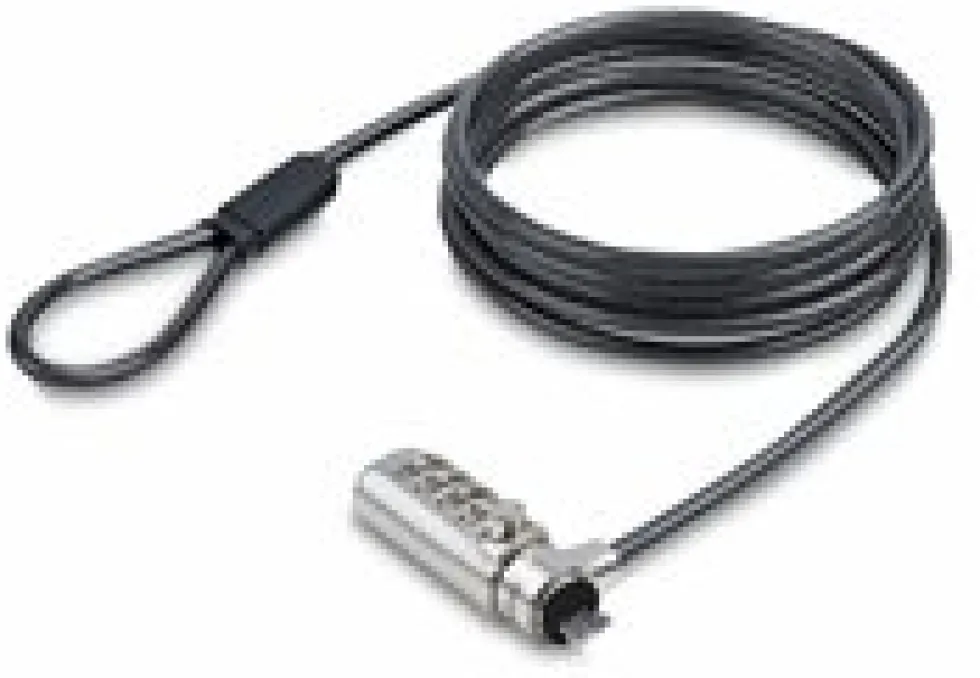 StarTech.com Slim Lock K-Slot Compatible, 6.6ft Combination