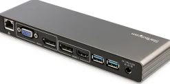 StarTech.com Thunderbolt 3 Dock, Dual 4K 60Hz Monitor TB3