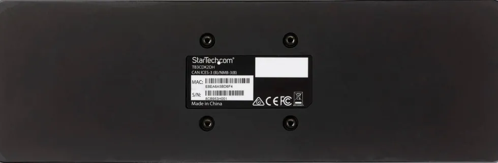 StarTech.com Thunderbolt 3-dockningsstation med USB-C