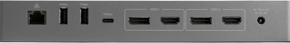 StarTech.com Thunderbolt 3-dockningsstation med USB-C