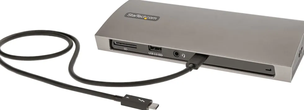 StarTech.com Thunderbolt 4 Dock, 96W Power Delivery, Single