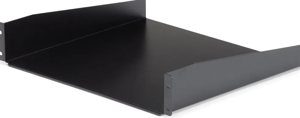 StarTech.com 2U Fixed Server Rack Mount Shelf, 16in Deep Steel