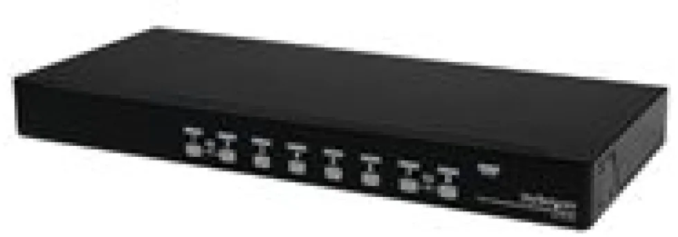 StarTech.com 1U hyllmonterad USB KVM-switch med 8 portar och OSD