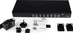StarTech.com 1U hyllmonterad USB KVM-switch med 8 portar och OSD