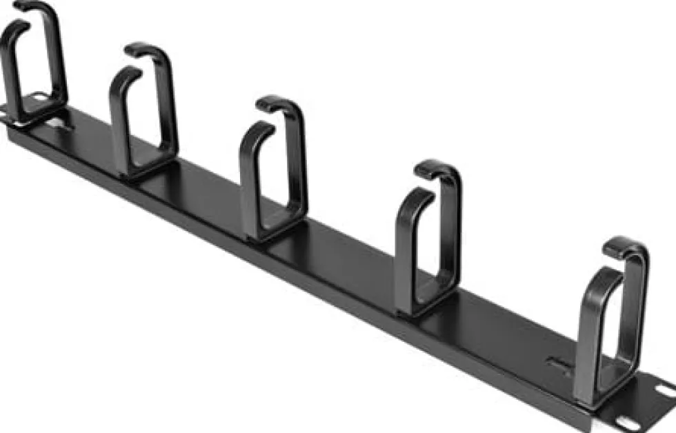 StarTech.com 1U 19" hyllmonterbar kabelhanteringspanel i metall