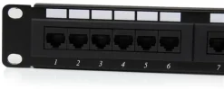 StarTech.com 1U hyllmonterbar Cat 6 110 patchpanel med 24 portar
