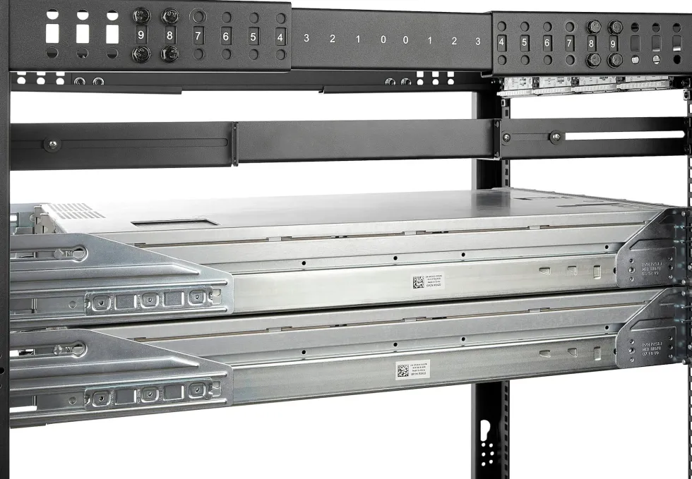 StarTech.com 1U 19 inch Server Rack Rails, 24-36 inch Adjustable
