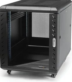 StarTech.com 12U 29" nedmonterbart serverskåp med hjul - Rack