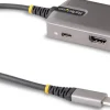 StarTech.com USB-C Multiport Adapter, 4K 60Hz HDMI, HDR, 3-Port