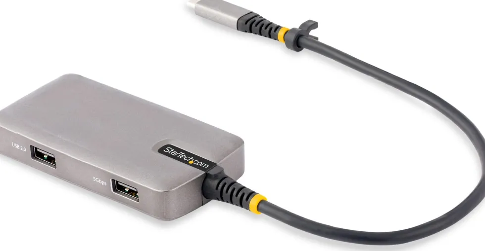 StarTech.com USB-C Multiport Adapter, 4K 60Hz HDMI, HDR, 3-Port