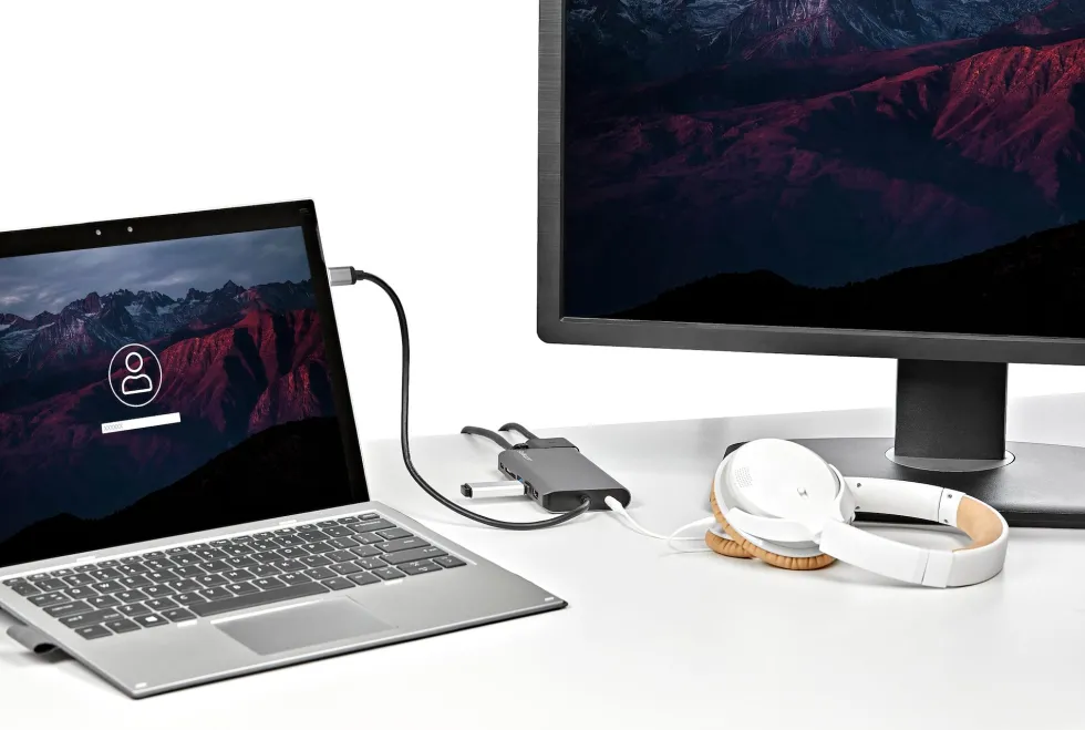 StarTech.com USB C-multiportadapter - USB-C Mini-resedocka med