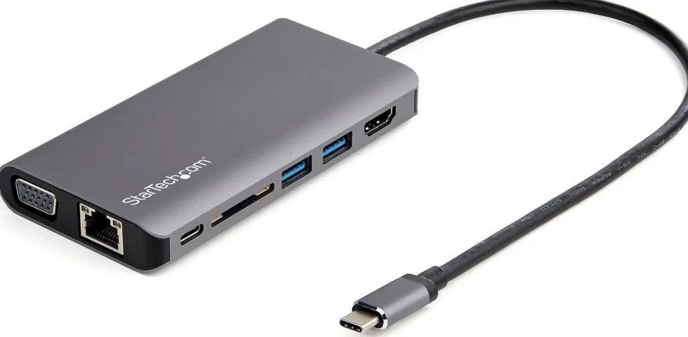 StarTech.com USB C-multiportadapter - USB-C Mini-resedocka med