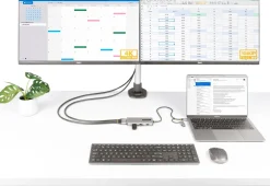 StarTech.com USB-C Multiport Adapter w/Attached USB-C to USB-A