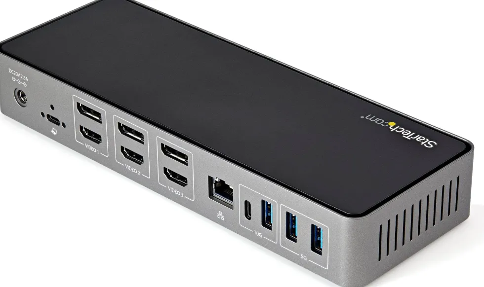 StarTech.com USB-C- och USB-A-dockningsstation - Universal
