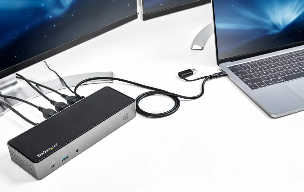 StarTech.com USB-C- och USB-A-dockningsstation - Universal