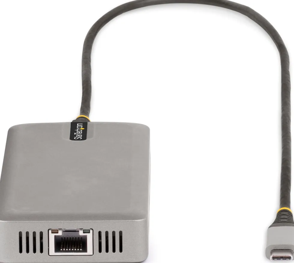 StarTech.com USB-C Triple-Monitor Multiport Adapter, Dual 4K