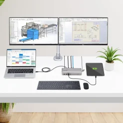 StarTech.com USB4 Docking Station, USB-C 40Gbps, Dual Video