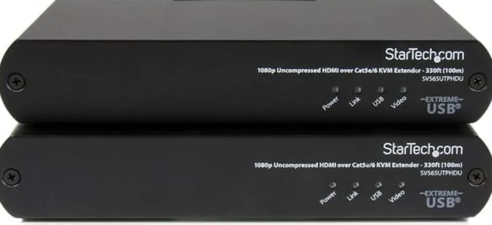 StarTech.com USB HDMI över Cat5e/Cat6 KVM-konsolförlängare med