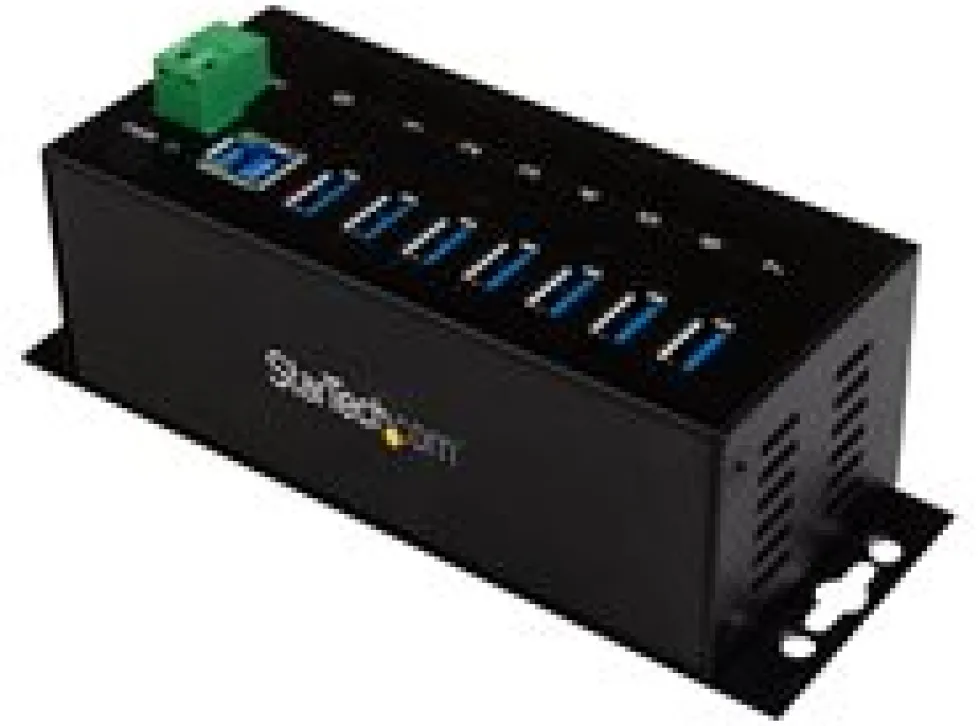 StarTech.com USB 3.0-hubb med 7 portar - Industriell USB-A-hubb
