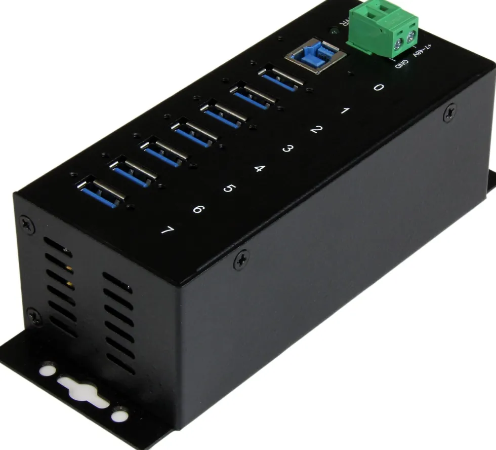 StarTech.com USB 3.0-hubb med 7 portar - Industriell USB-A-hubb