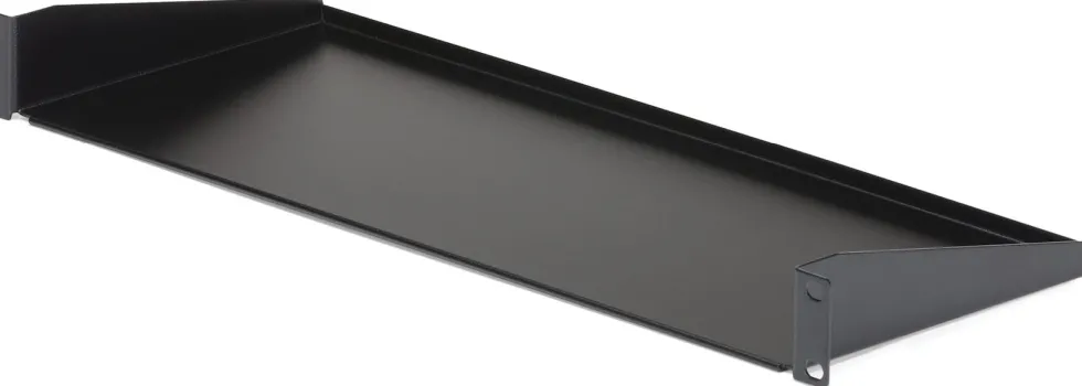 StarTech.com 1U Server Rack Cabinet Shelf, 7in Deep Fixed