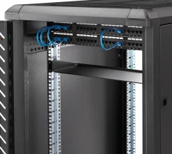 StarTech.com 1U Server Rack Cabinet Shelf, 7in Deep Fixed