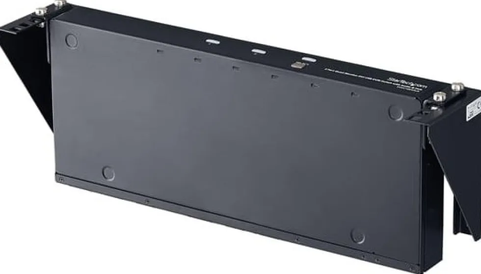 StarTech.com 2U Vertical Wall Mount Patch Panel Bracket - Steel