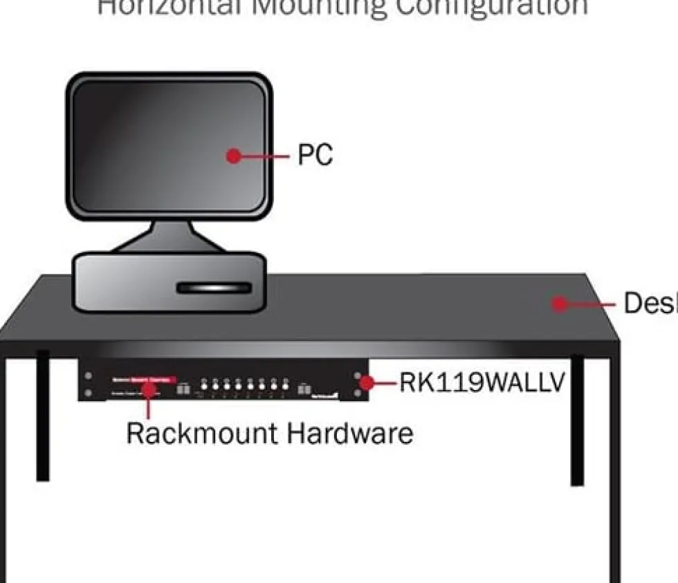 StarTech.com 4U Wall Mount Patch Panel Bracket - 19 inch Steel