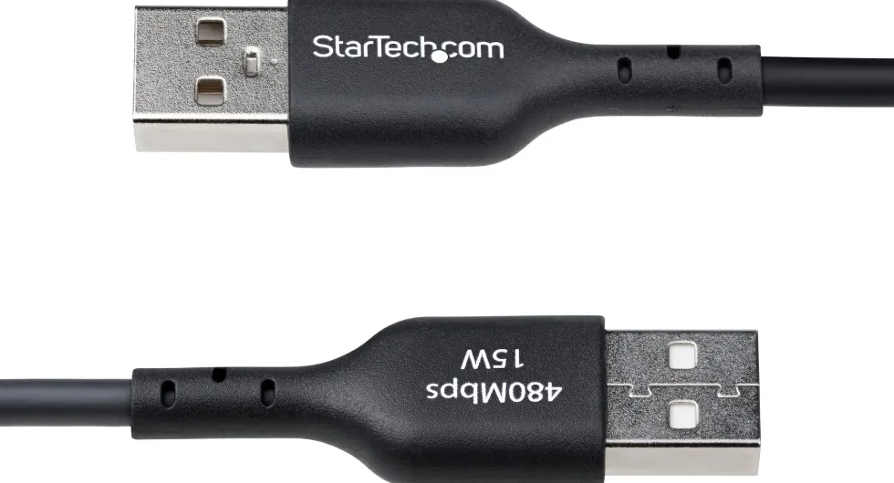 StarTech 1ft (30cm) USB-A to USB-C Charging Cable, Charger Cord