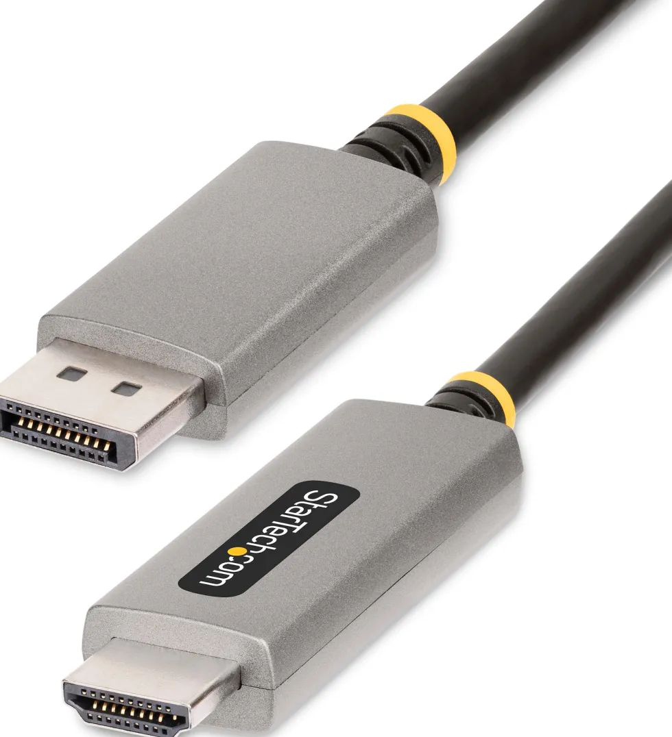 Startech 6ft (2m) DisplayPort to HDMI Adapter Cable, 8K 60Hz, 4K