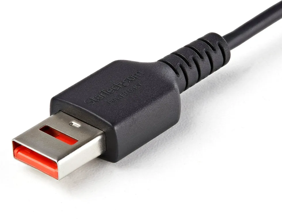 StarTech 3ft (1m) Secure Charging Cable, USB-A to USB-C Data