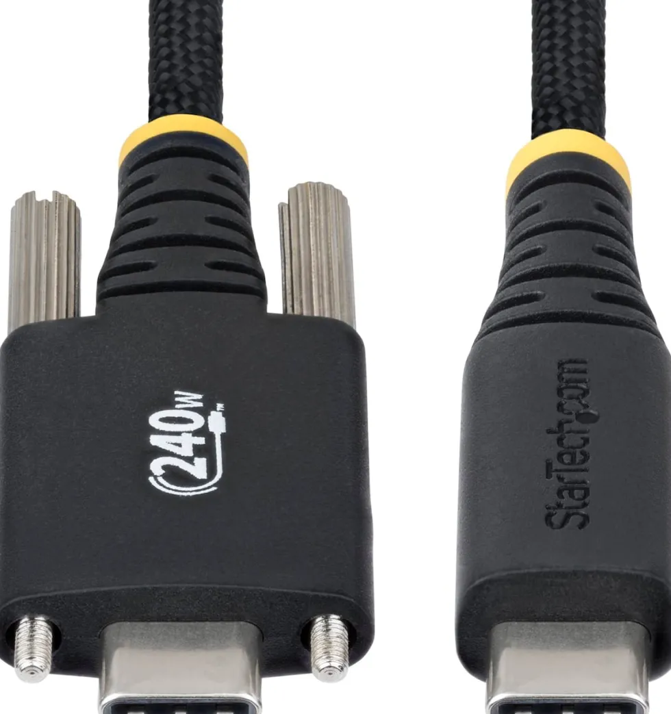 StarTech 10ft (3m) USB-C Charging Cable, 240W, Silicone Jacket