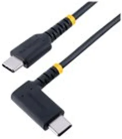 StarTech 6in (15cm) USB C Charging Cable Right Angle, 60W PD 3A,
