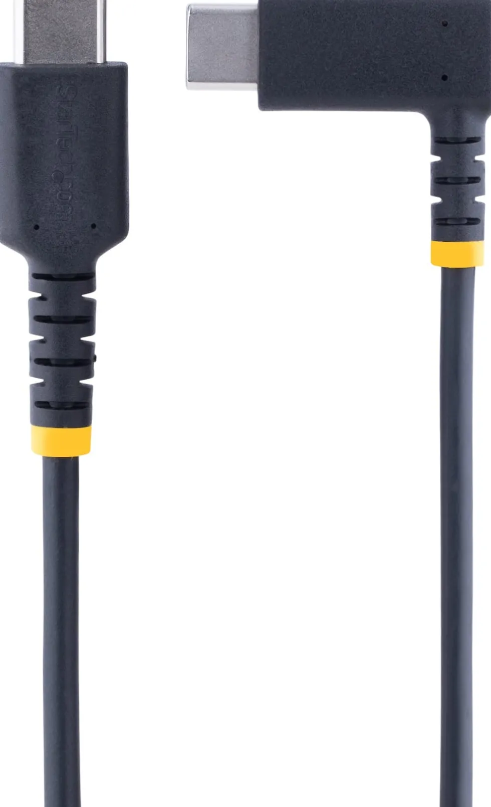 StarTech 6in (15cm) USB C Charging Cable Right Angle, 60W PD 3A,