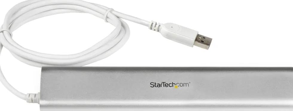 Startech Kompakt USB 3.0-hubb med 7 portar och inbyggd kabel
