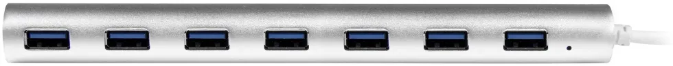 Startech Kompakt USB 3.0-hubb med 7 portar och inbyggd kabel