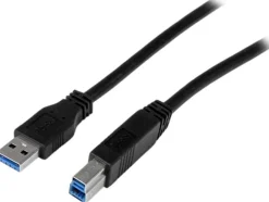 StarTech 2m 6 ft Certified SuperSpeed USB 3.0 A to B Cable Cord