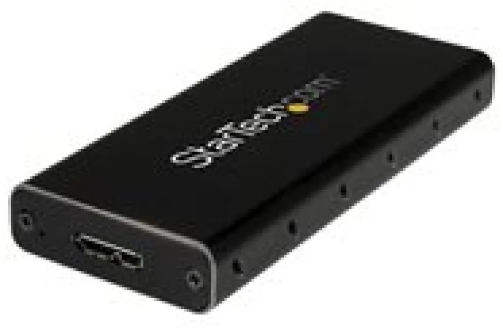 Startech M.2 SSD-kabinett för M.2 SATA SSD-enheter - USB 3.1 (10